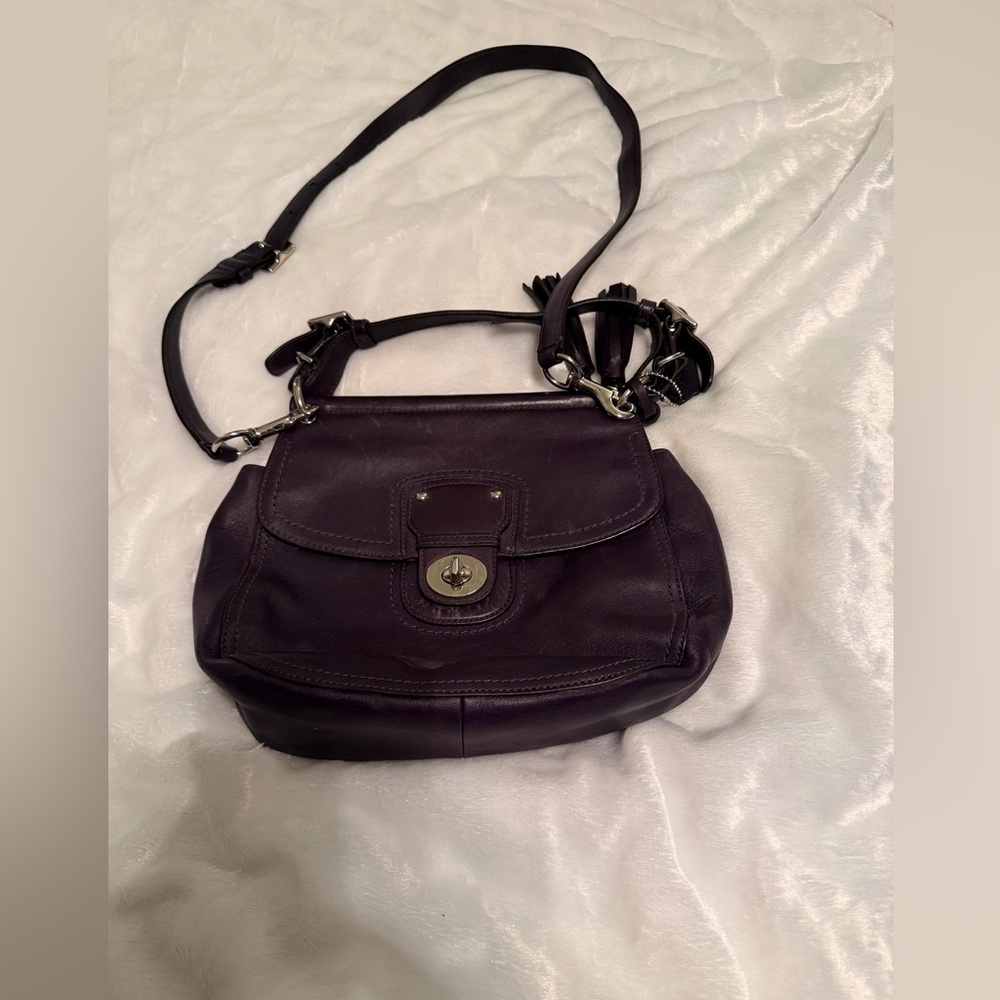 Vintage Coach Purple Women's Bag
